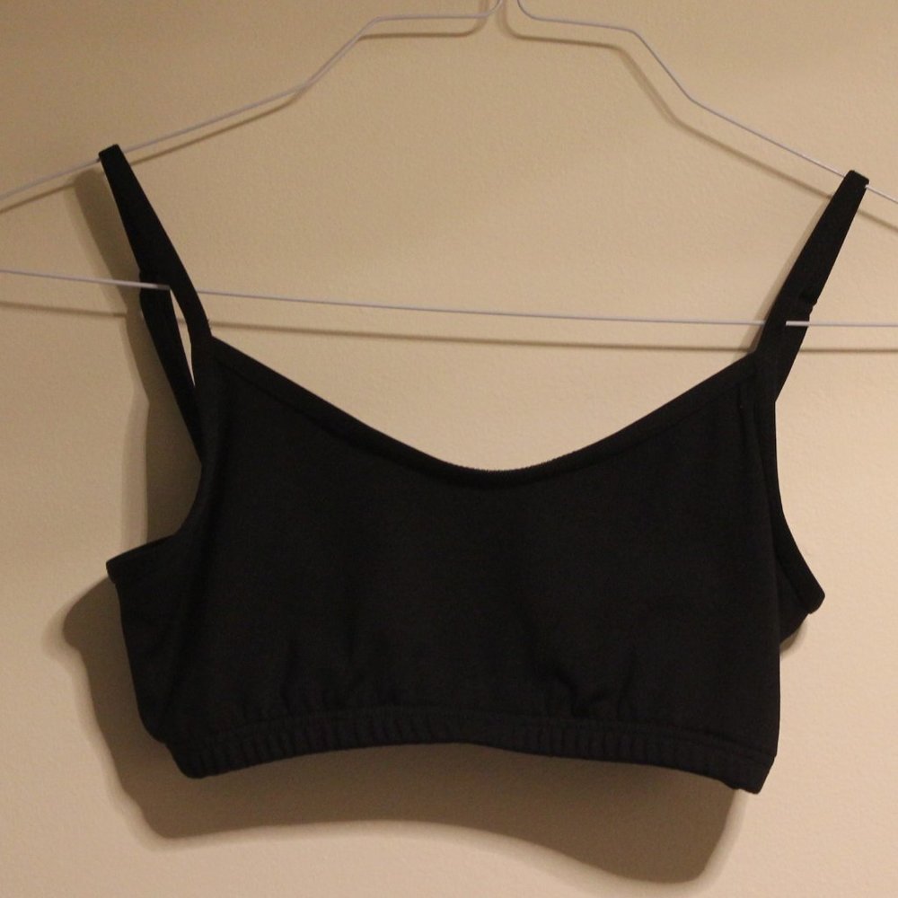 Capezio Dancewear Black Sports Bra S
